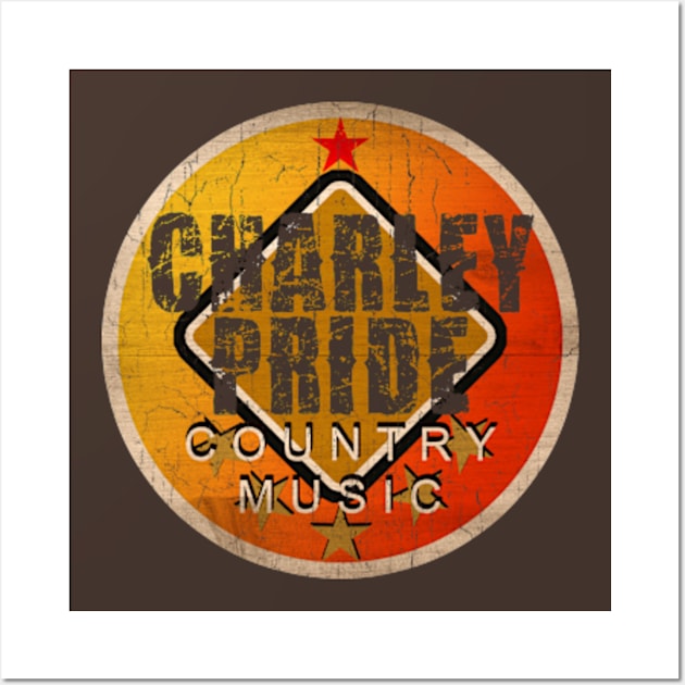 Charley Pride - Country Music Wall Art by Kokogemedia Apparelshop